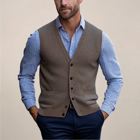 Liam | Men’s Spring Button Front Vest