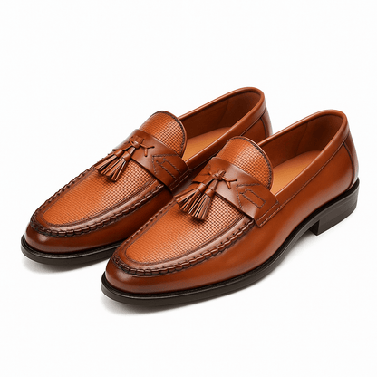 Men's Slip-On Loafers Leather Dress Shoes