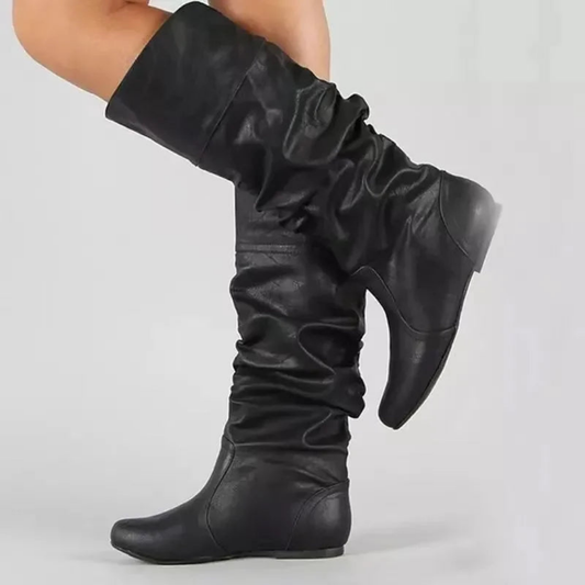 Women's Mid-Calf Cowboy Boots Classic Western Style - 
Fashinoza