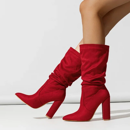 Women's Slouchy Boots - Fashinoza