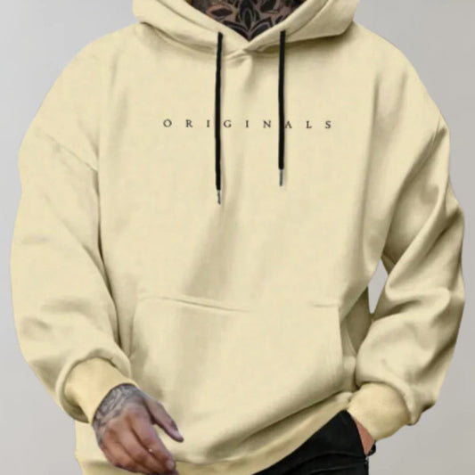 Men's Hooded Sweatshirt with Hood - Fashinoza