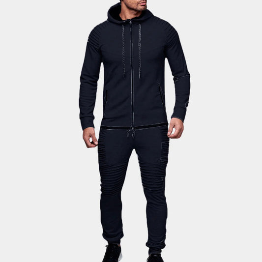 Men's Cotton Blend Tracksuit Soft - Fashinoza
