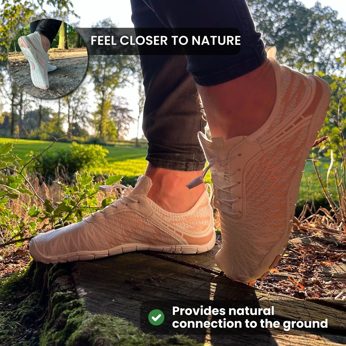 Barefoot Orthopedic Walking Shoes Men Lightweight Wide Toe Box Quick-Drying Sneakers