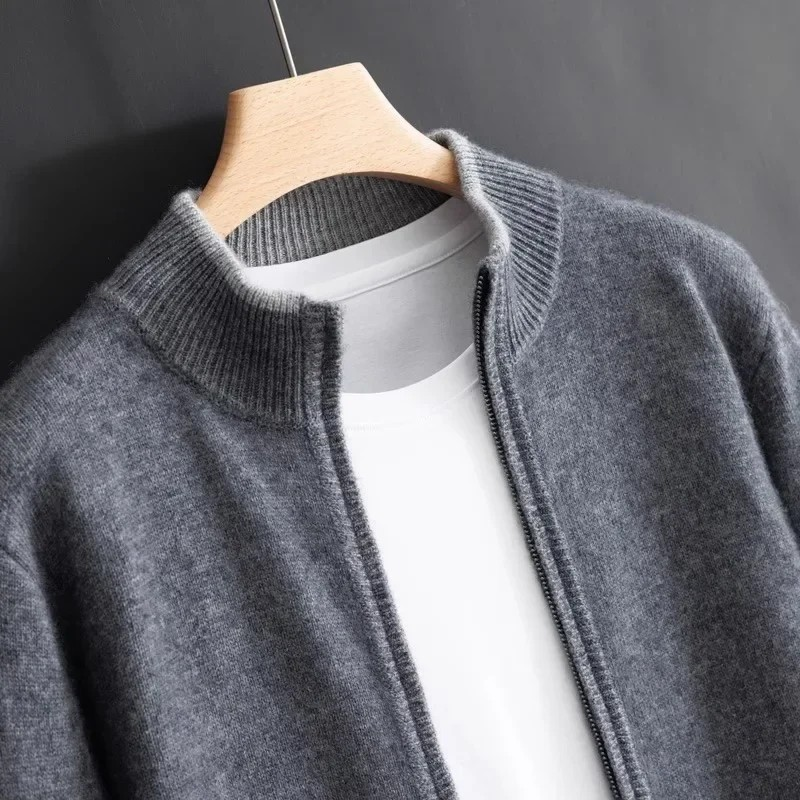 Men's Wool Cardigan Classic