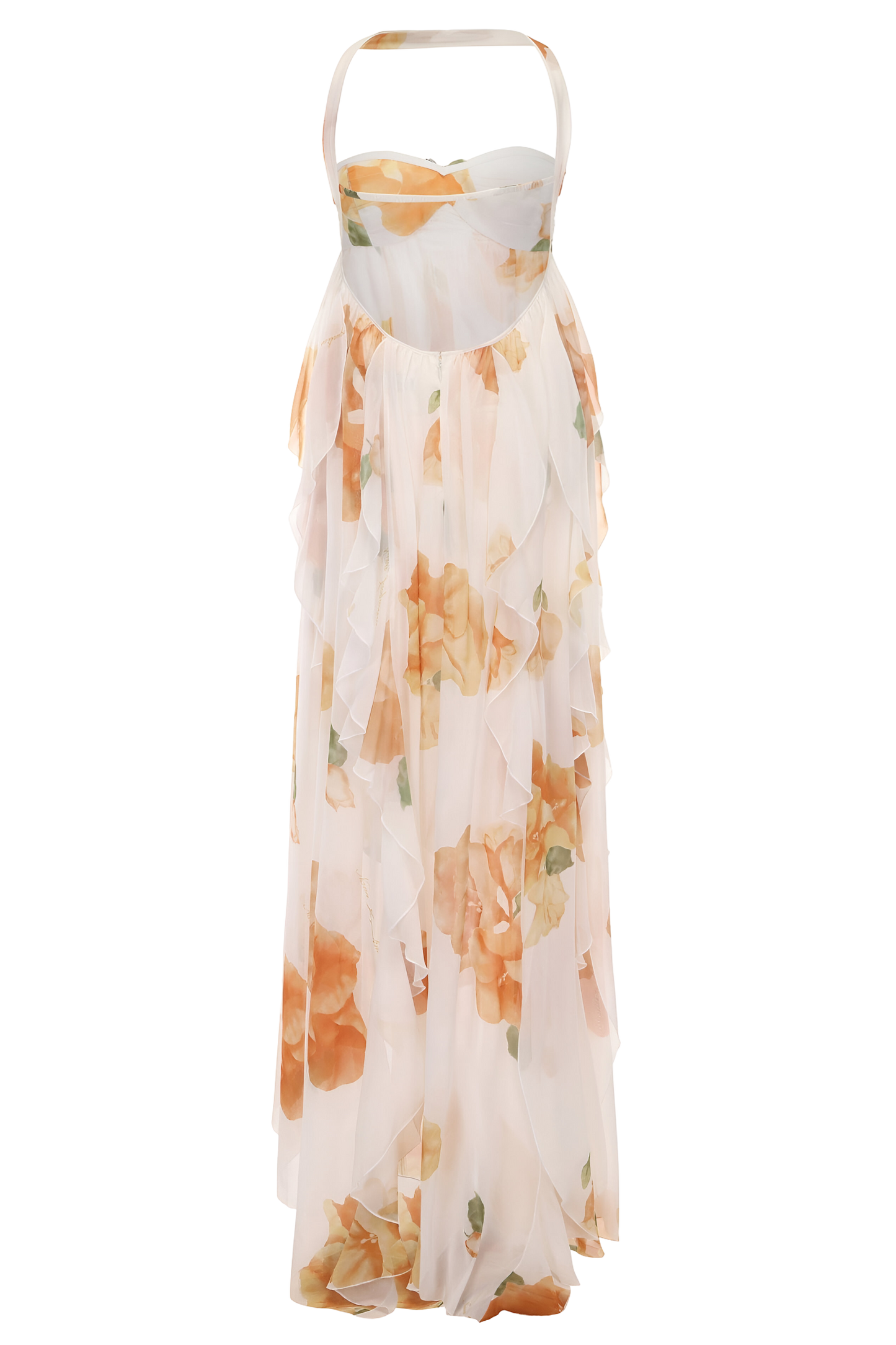 Women's Sleeveless Halter Maxi Dress