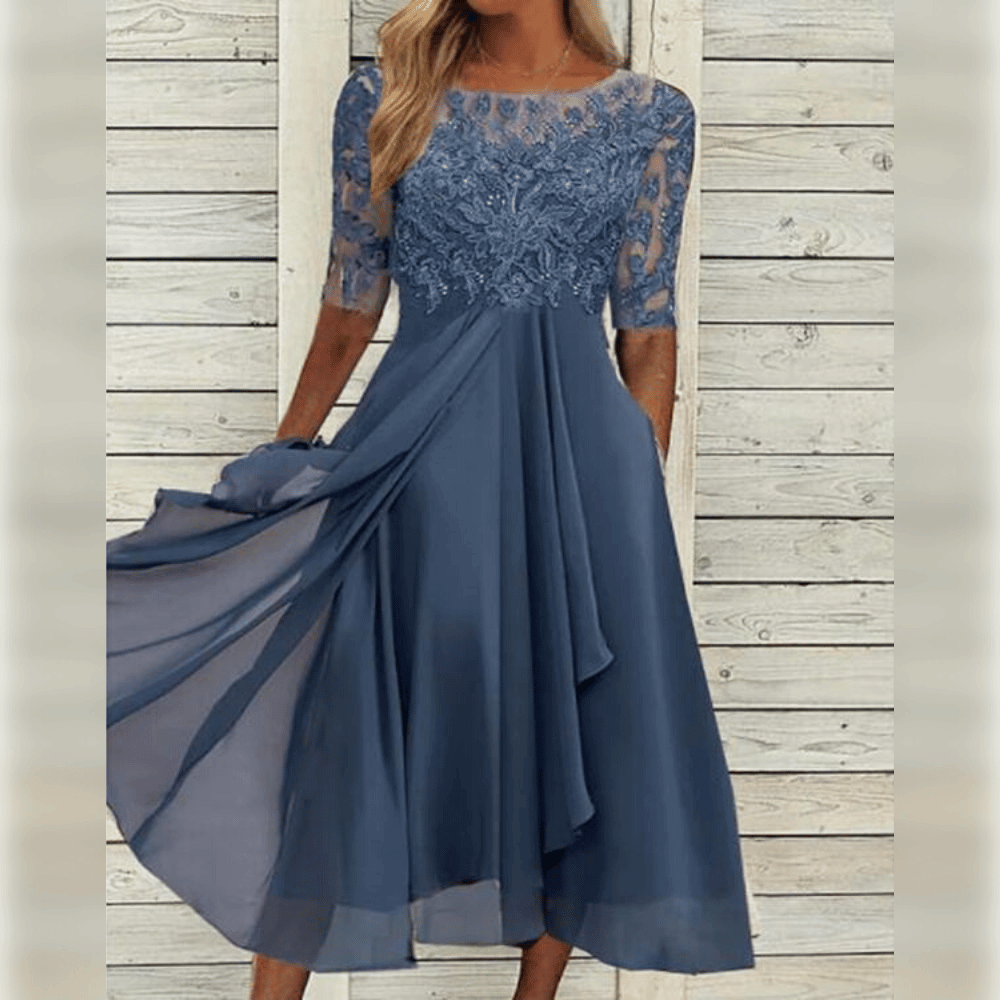 Women's Midi Dress Casual Wear - 
Fashinoza