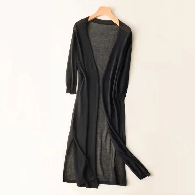 Danielle | Women Spring Lightweight Maxi Cardigan