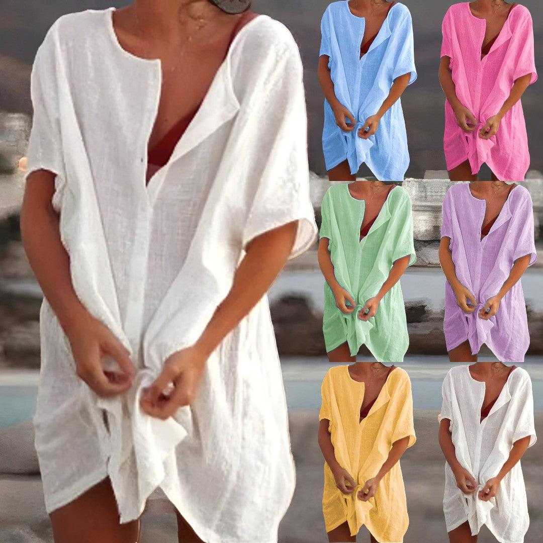 Women's Cotton Summer Dress - 
Fashinoza