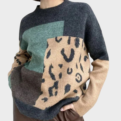 Women's Block Panel Sweater