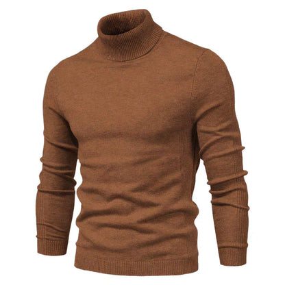 Isaac | Casual Men's Turtleneck Knit Sweater