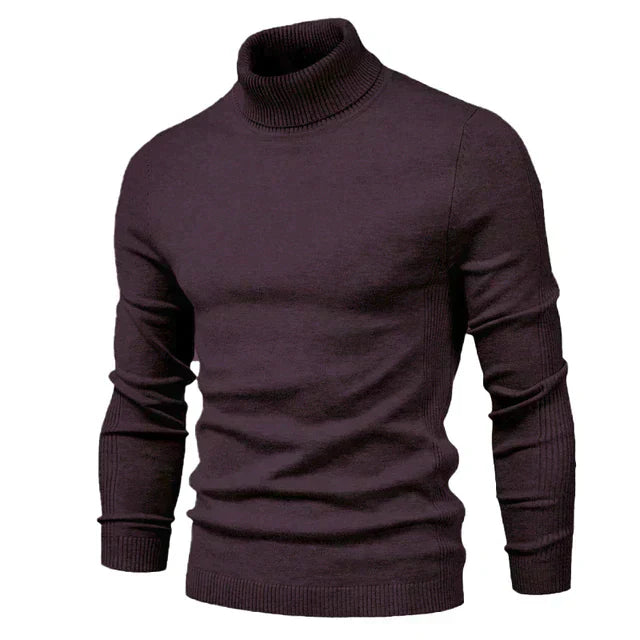 Isaac | Casual Men's Turtleneck Knit Sweater