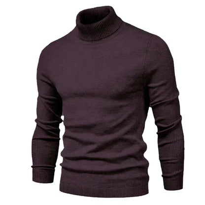 Isaac | Casual Men's Turtleneck Knit Sweater