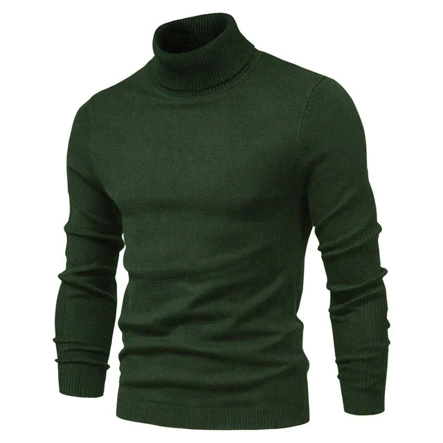 Isaac | Casual Men's Turtleneck Knit Sweater