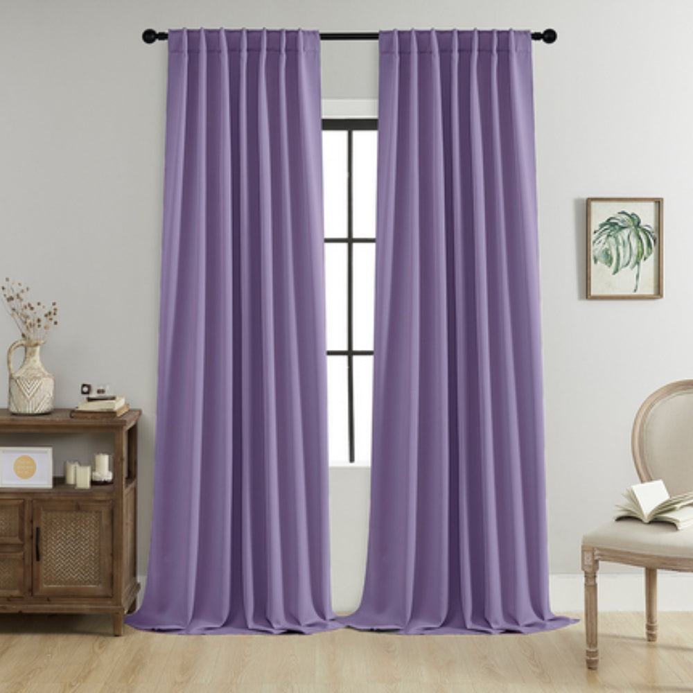 Blackout Thermal Curtains Elegant Design - Fashinoza