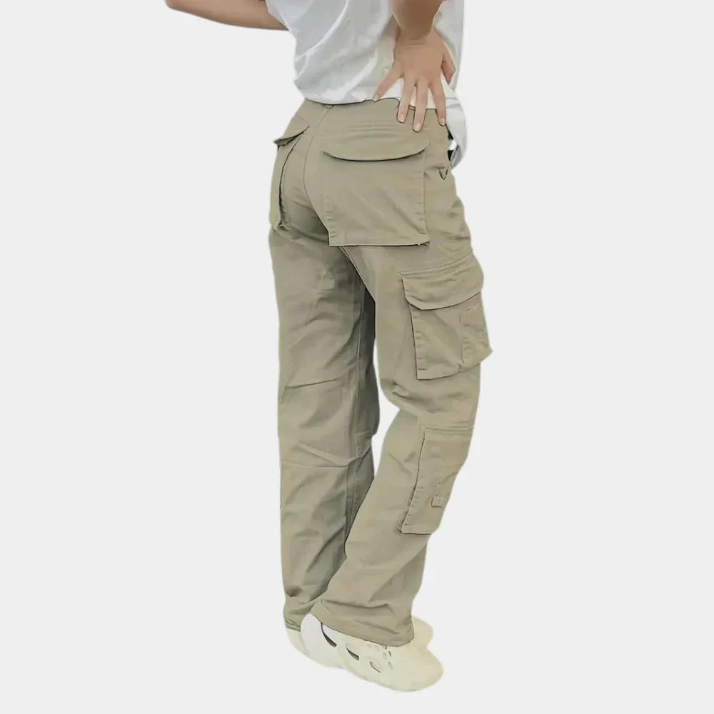 Women's High Waist Cargo Pants
