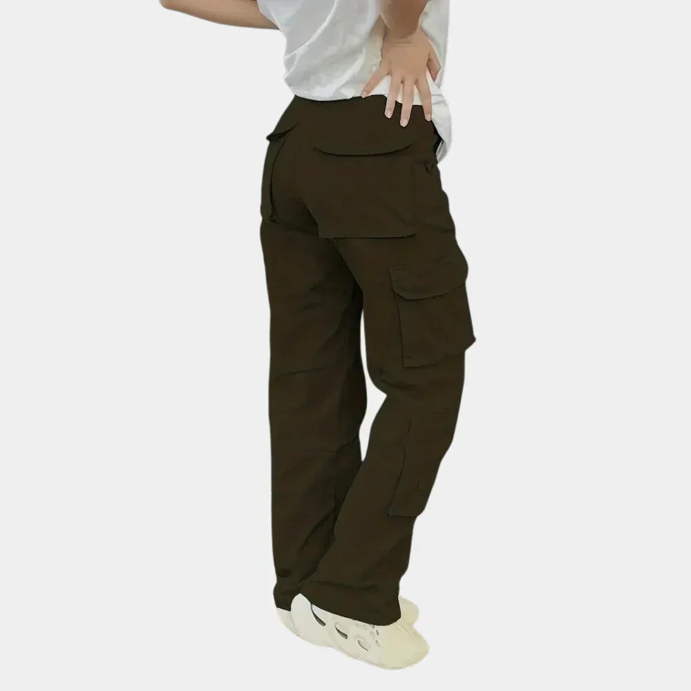 Women's High Waist Cargo Pants