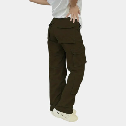 Women's High Waist Cargo Pants