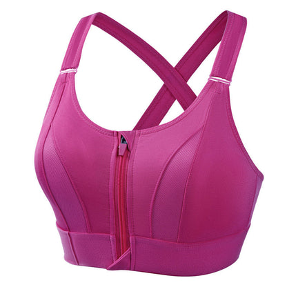 Women's Comfort Bra Zip Front Supportive