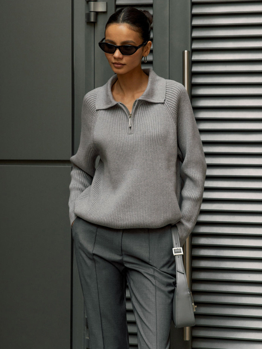 Women's Quarter-Zip Sweater