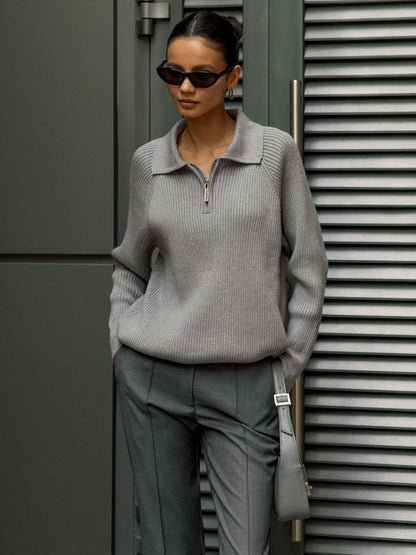 Women's Quarter-Zip Sweater
