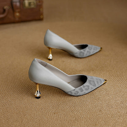 Valea Genuine Leather Heels