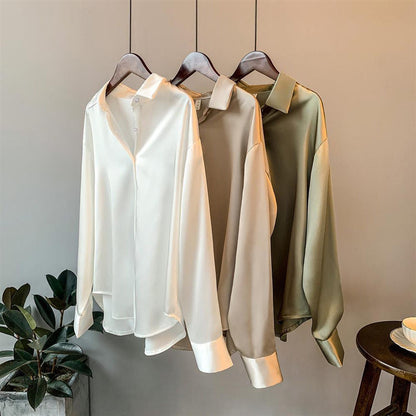 Mirela Satin Shirt