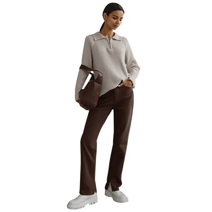 Women's Quarter-Zip Sweater