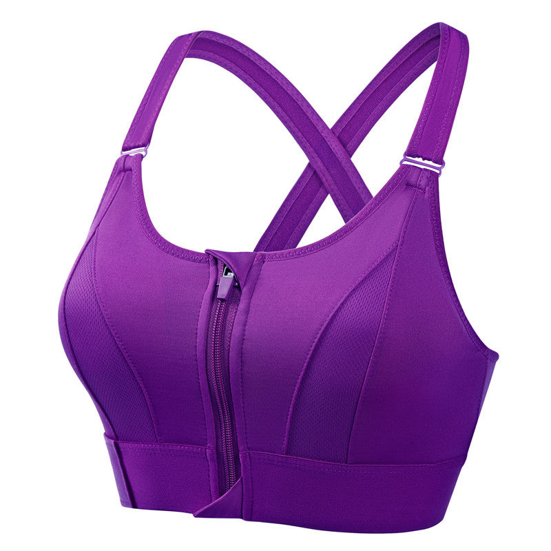 Women's Comfort Bra Zip Front Supportive