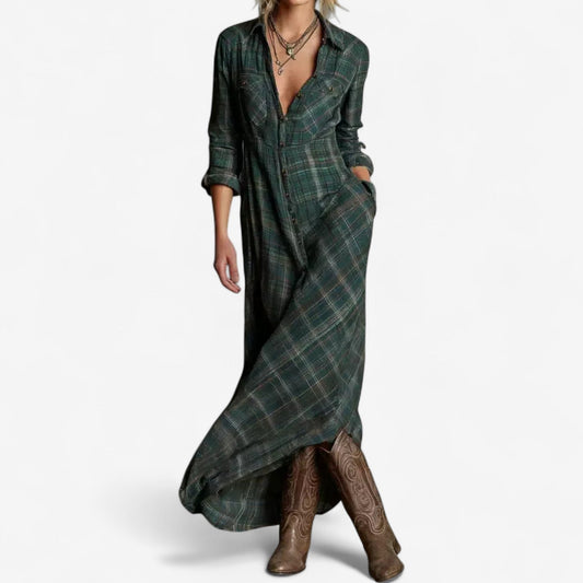 Women's Maxi Dress Timeless Style - Fashinoza