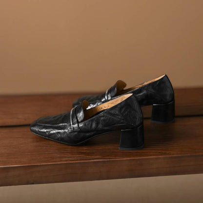 Zale Genuine Leather Heel