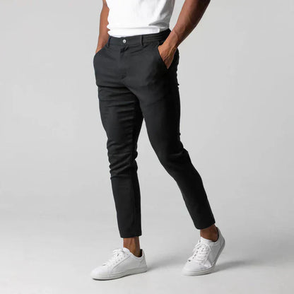 Men's Casual Chinos Pants Trendy Fit