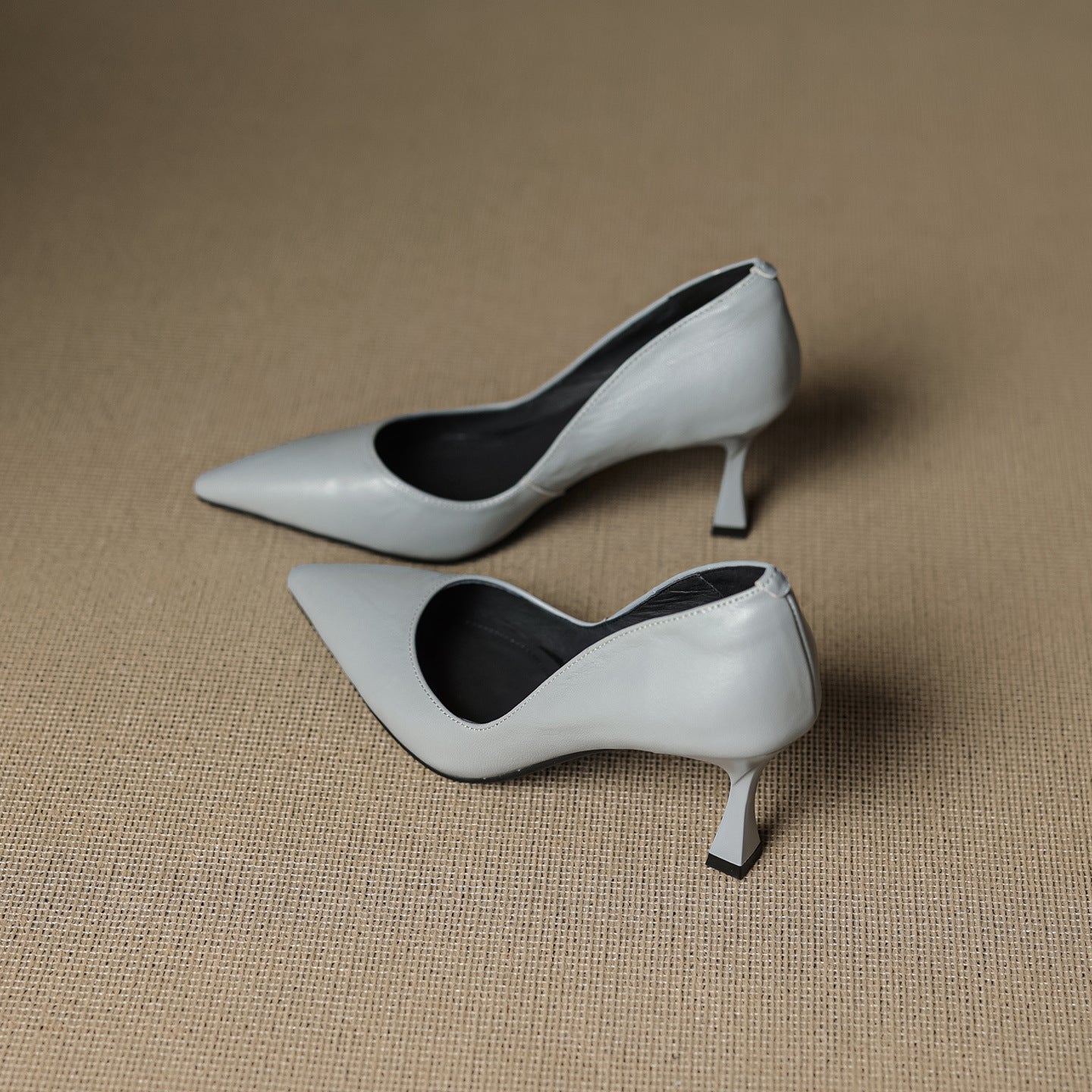 Viora Genuine Leather Heels