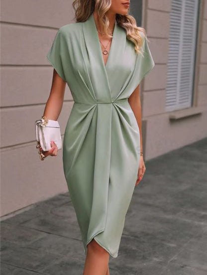 Danielle | Women Summer V Neck Midi Dress