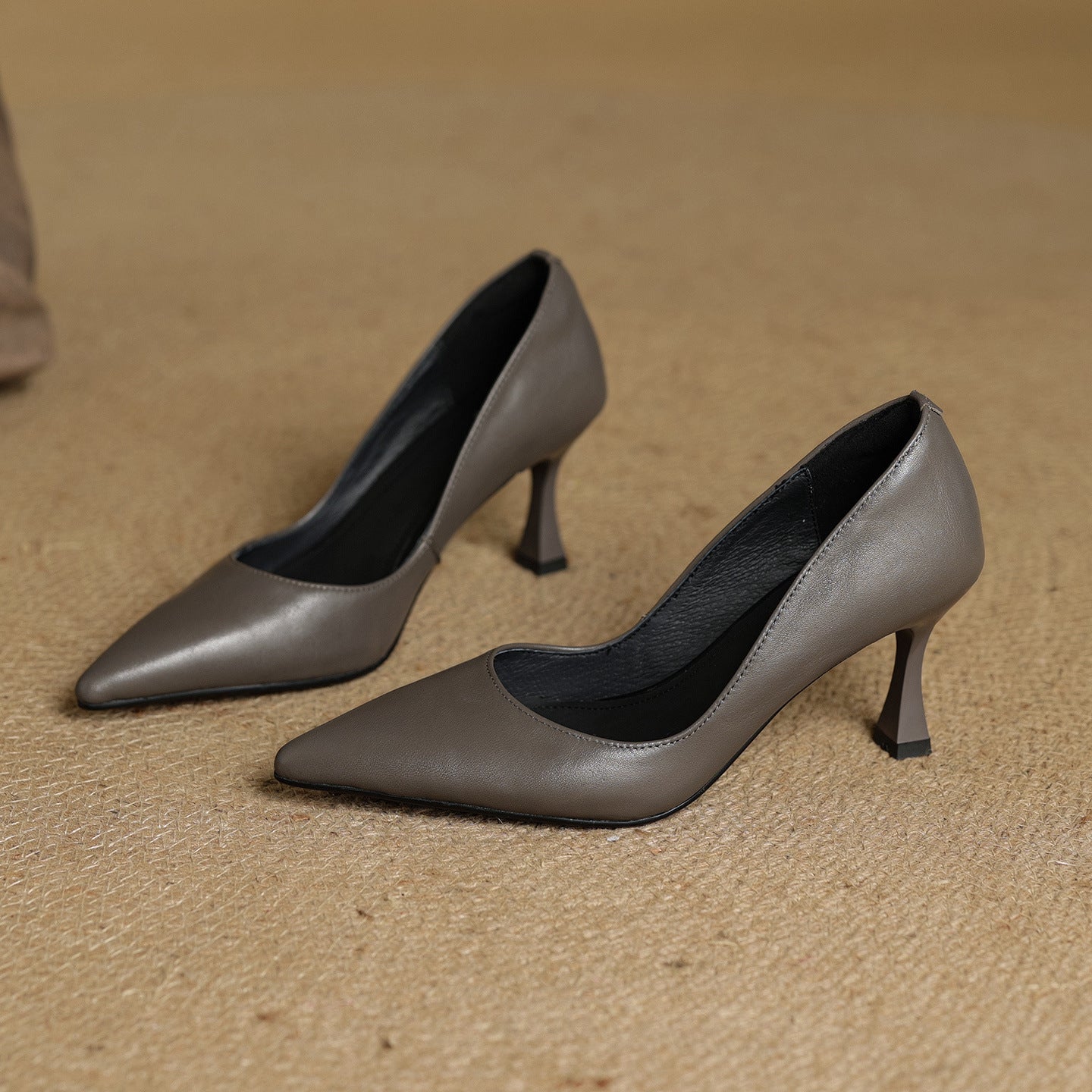 Viora Genuine Leather Heels