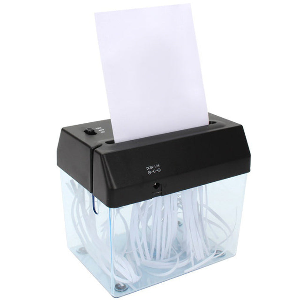 Compact Desktop Paper Shredder Quiet Efficient - Fashinoza