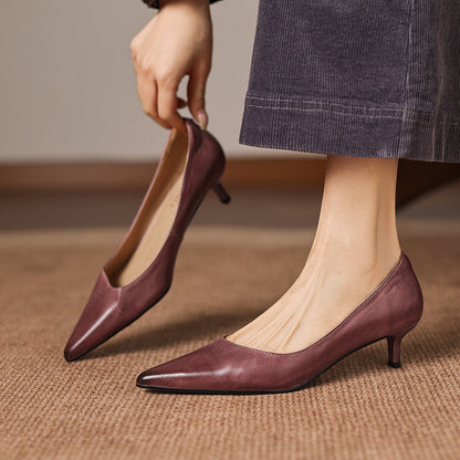 Relle Genuine Leather Heels