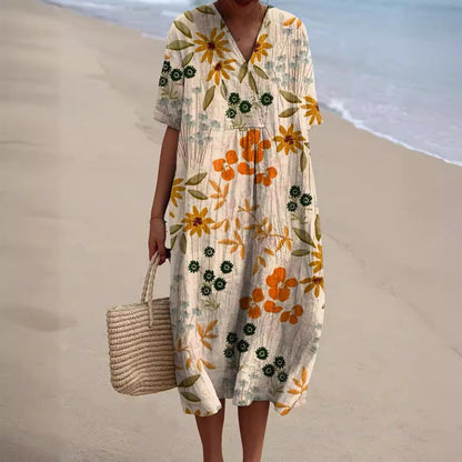 Women's Floral Print Summer Dress