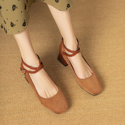 Avira Suede Heels