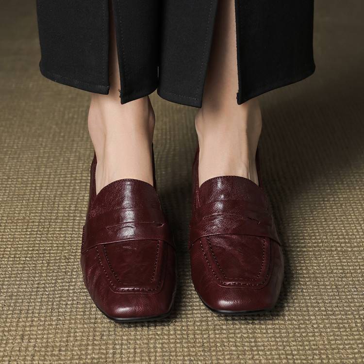 Sora Genuine Leather Heels