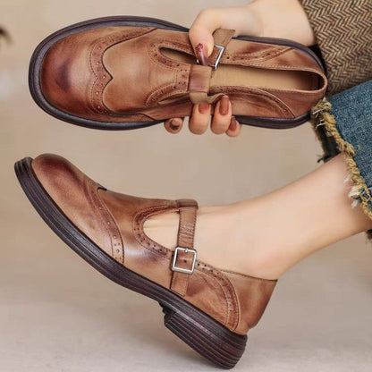 Women's Orthopedic Mary Jane Shoes Chunky Sole Comfortable
