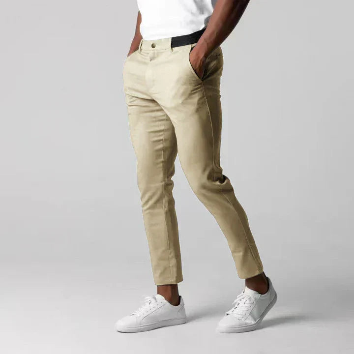 Men's Casual Chinos Pants Trendy Fit - 
Fashinoza