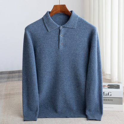 Classic Knit Polo Sweater