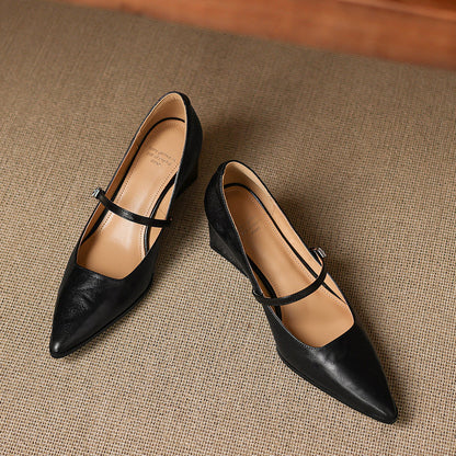 Orvia Genuine Leather Heels