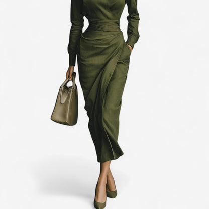 Elegant Women's Wrap Dress