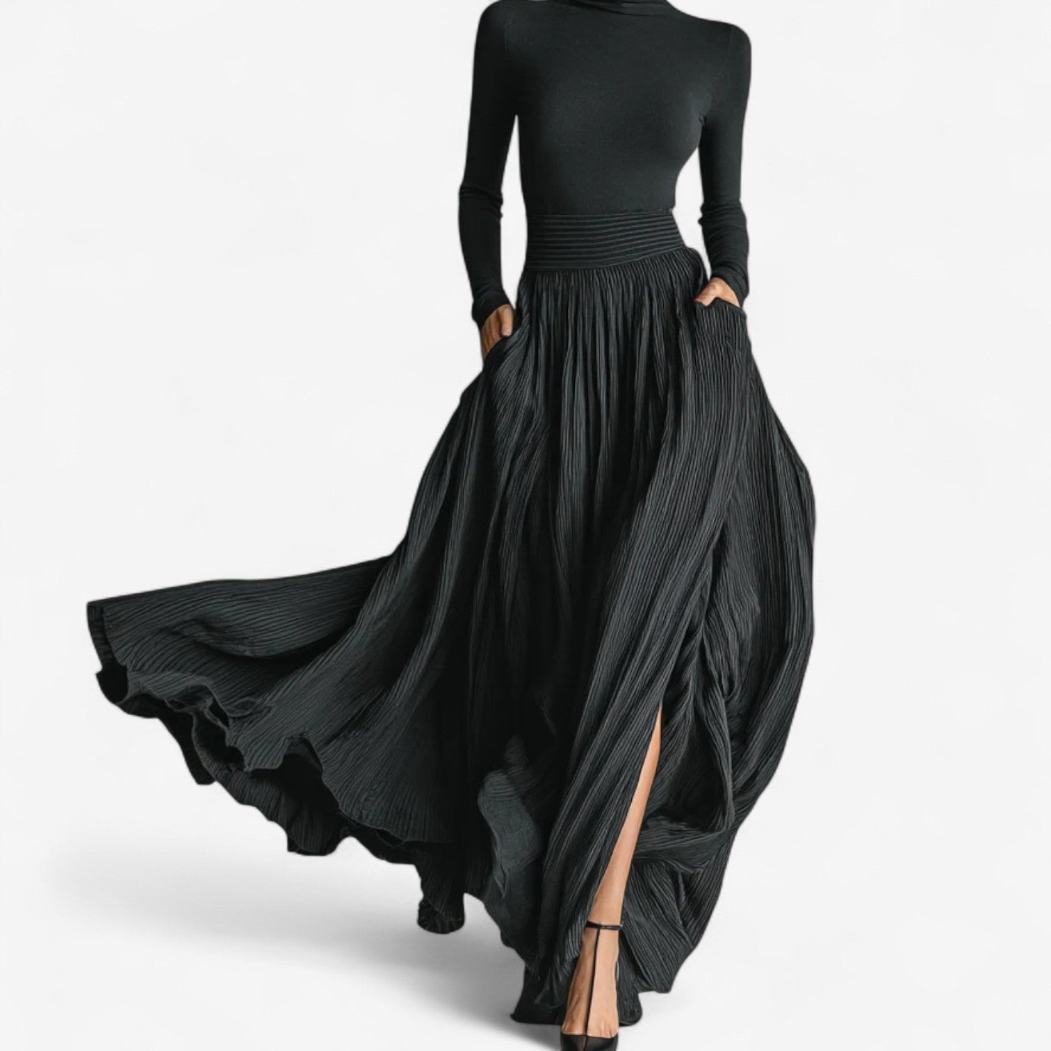 Women's Maxi Dress Purple - Fashinoza