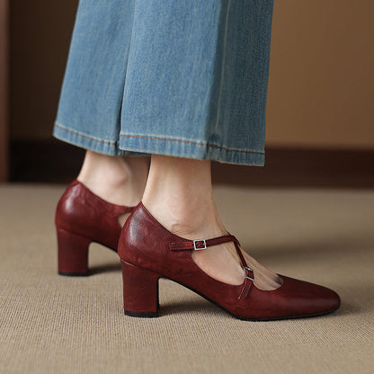 Orrel Genuine Leather Heels