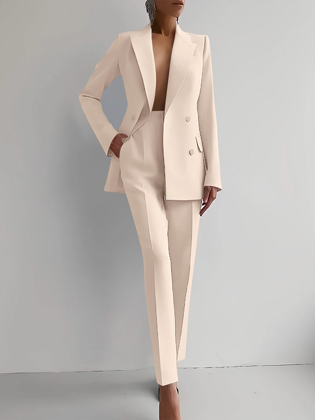 Women's Two-Piece Blazer Set Refined Tailoring