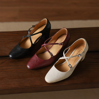 Orrel Genuine Leather Heels