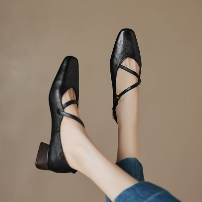 Evra Genuine Leather Heels