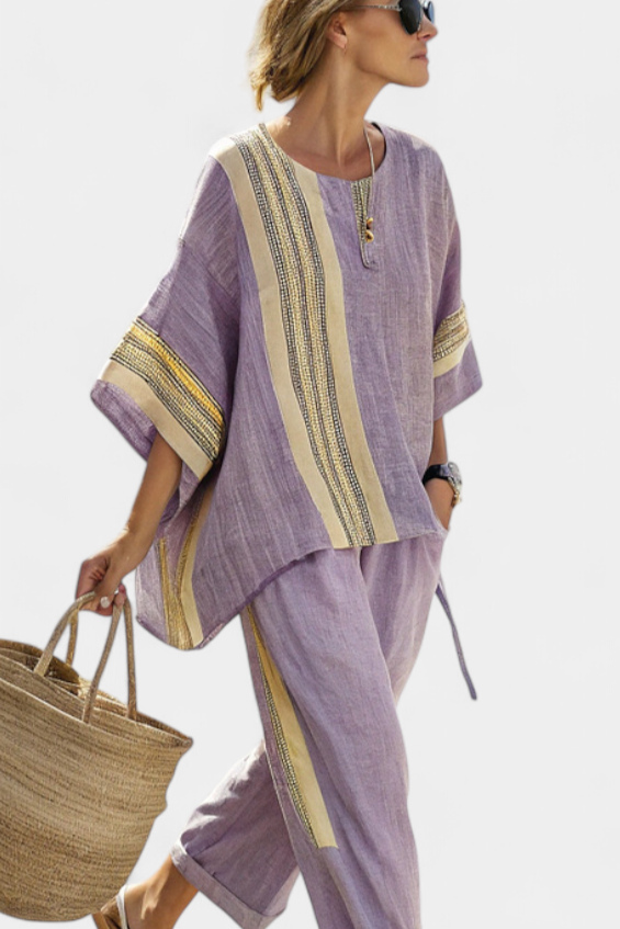 Women's Oversized Two Piece Set And Tapered Pants